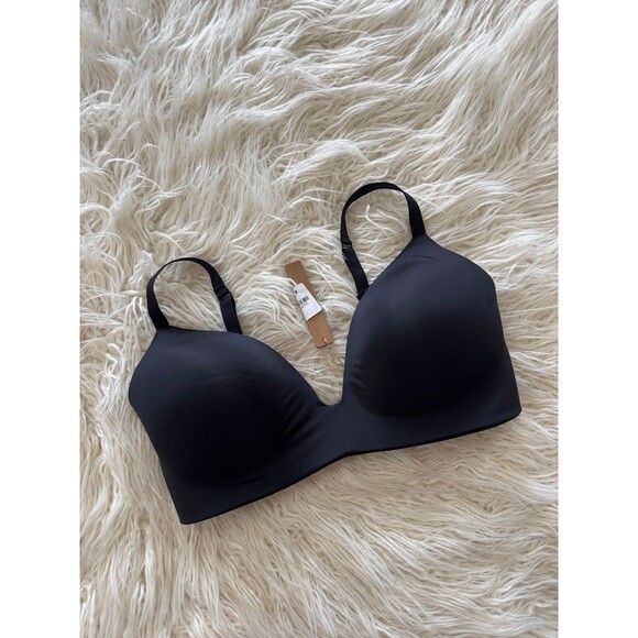 Skims Wireless Form T-shirt Bra Onyx Size 38DD - Picture 3 of 8